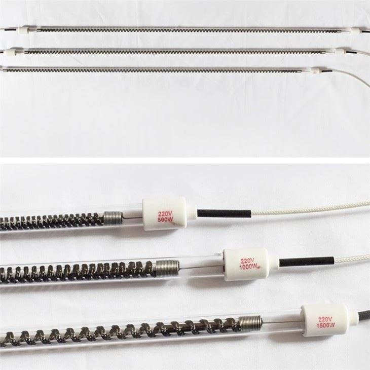 Medium Wave Infrared Quartz Glass Tube Heater